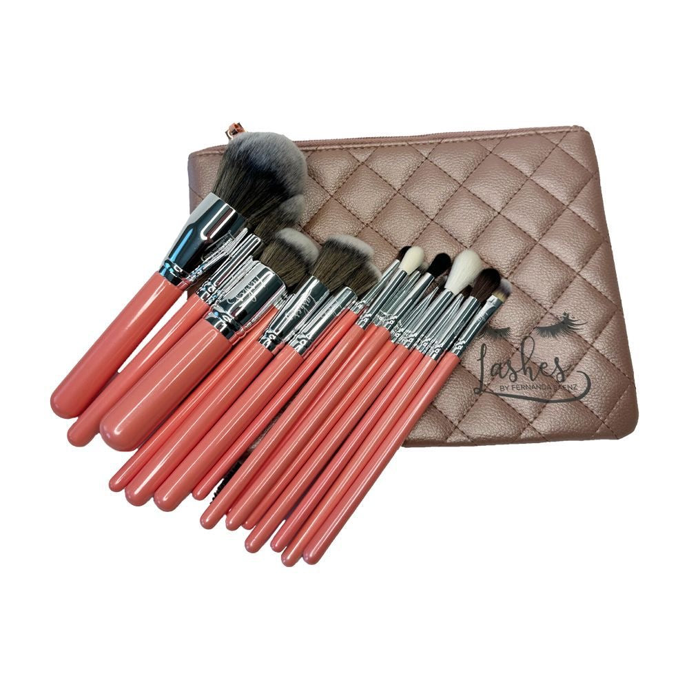 Luxury makeup brush set