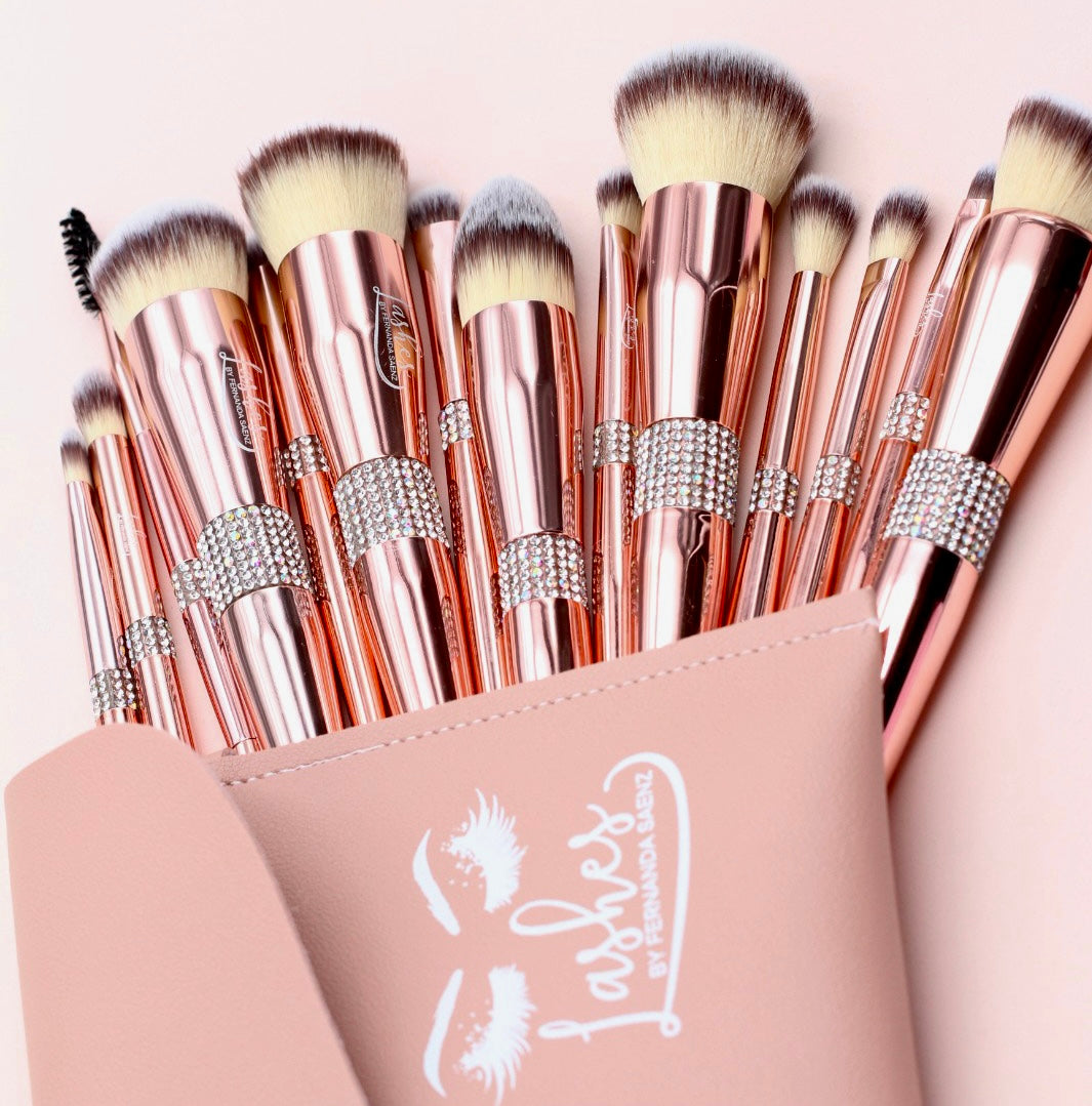 Diamond makeup Brush set